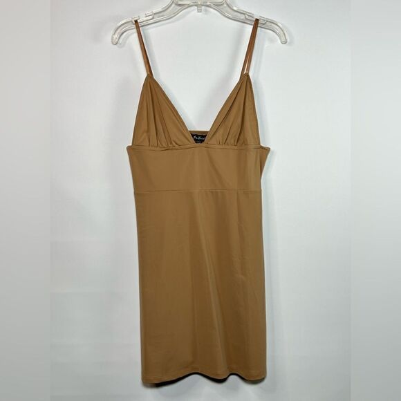 For Love and Lemons Nude Slip Mini Spaghetti Strap Dress S - Picture 2 of 8